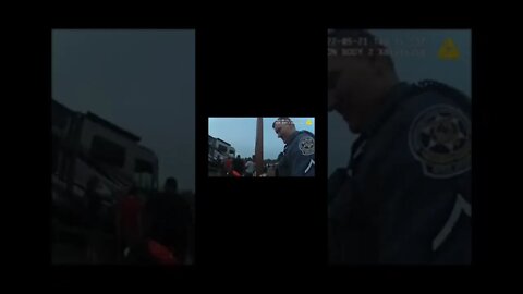 Body Cam footage of Peoples Convoy being Trespassed 1 of 4 Hagerstown Sheriff