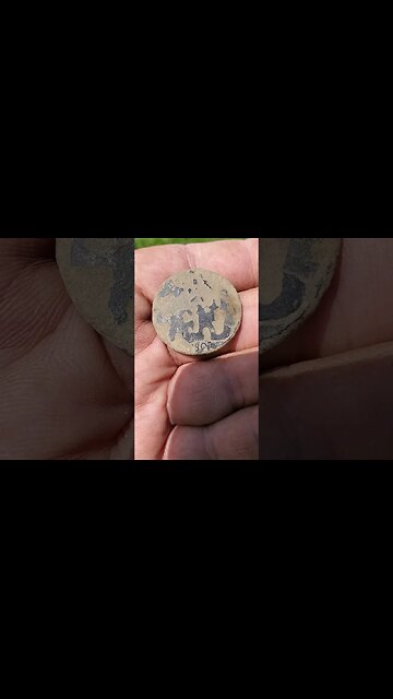1807 Largie #metaldetecting #civilwar #coins #shorts