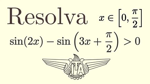 Desigualdade Trigønométrica [ITA]