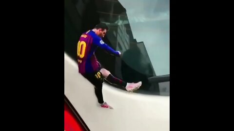 Messi e Cristiano Ronaldo jogando juntos