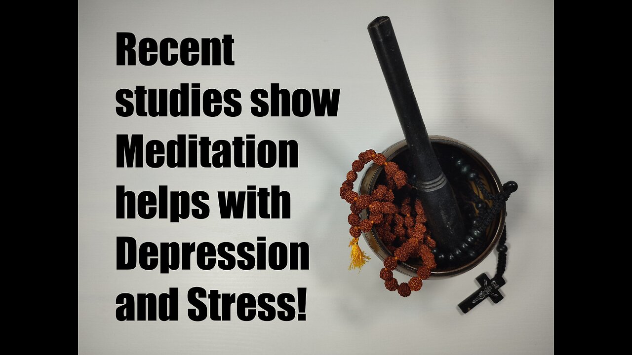 Meditation can help with both Depression and Stress. Learn how!