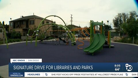 Interview: Signature drive for libraries and parks
