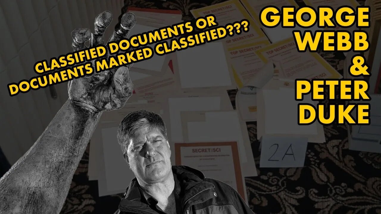 "Classified Documents" or "Documents Marked Classified"???