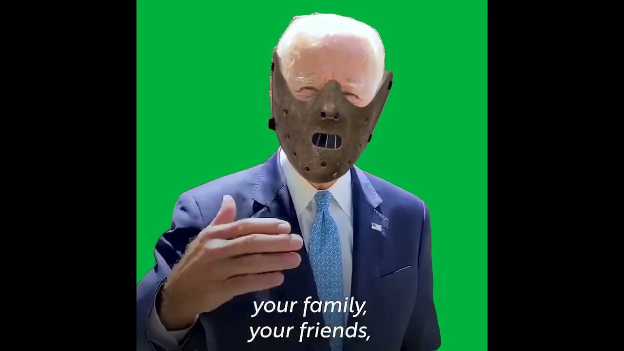 Green Screen – Joe Biden and Dr Chilton want you to wear a mas