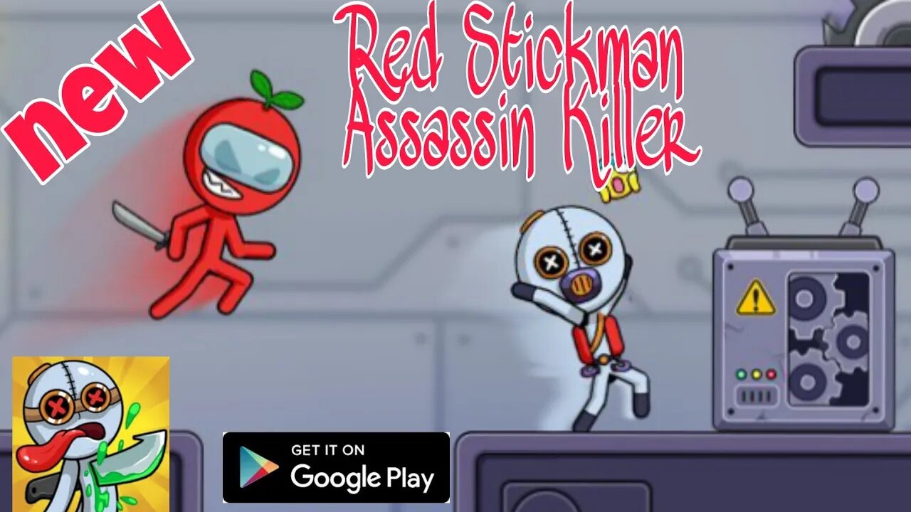 Red Stickman Assassin Killer - for Android