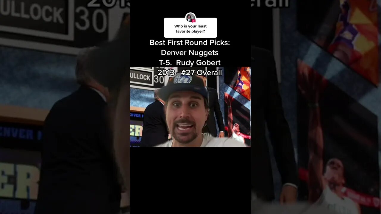 Denver Nuggets Greatest First Round Draft Picks #shorts