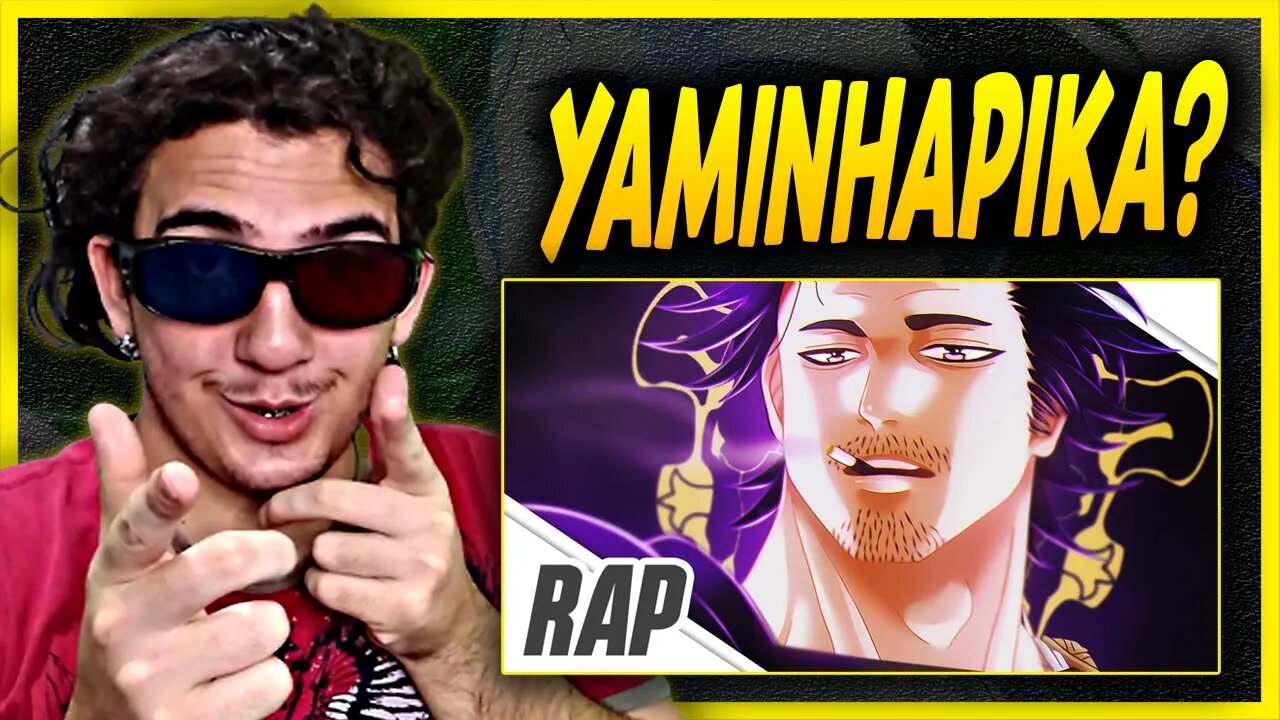 Rap do Yami Sukehiro (Black Clover) | Magia da Escuridão | Basara [ REACT ]