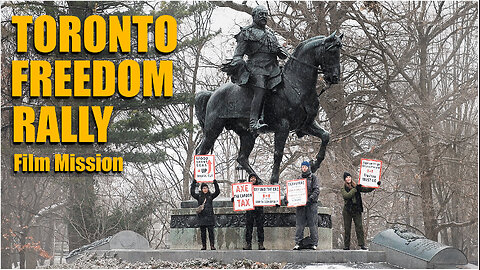 Homeless With Trudeau - Toronto Freedom Rally - Snow