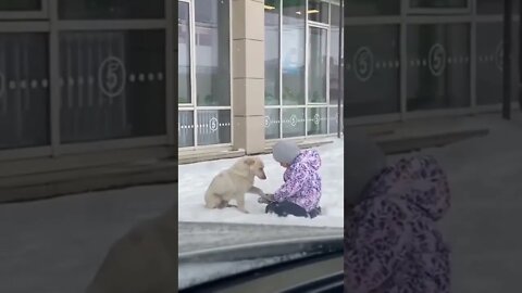 Pure love..🐕🐾🧒😍