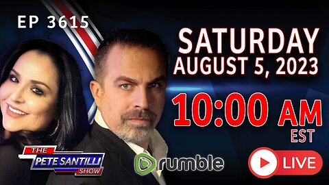 The Pete Santilli Show #3615 8.5.23 @11AM: PETE SANTILLI LIVE FROM FLORIDA