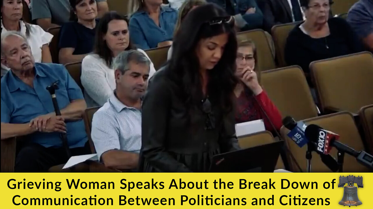 Grieving Woman Speaks About the Break Down of Communication Between Politicians and Citizens