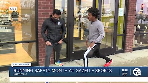 Running safety tips from Gazelle Sports