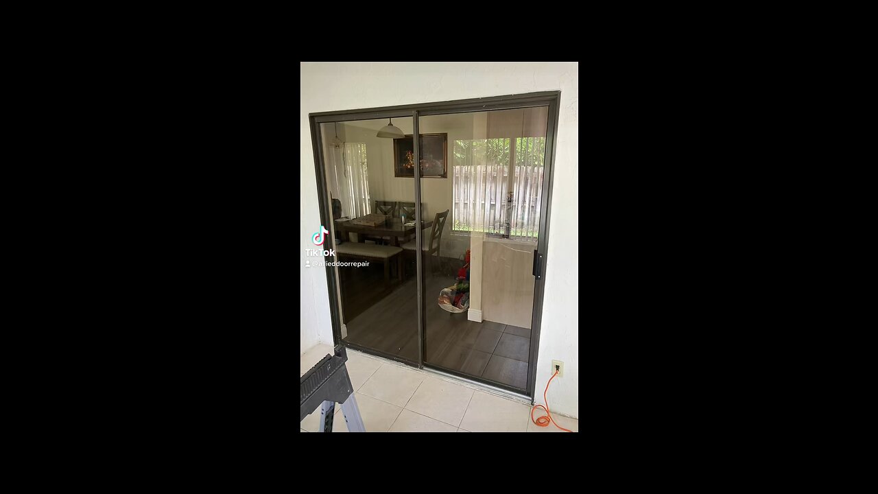 Sliding glass door repair; roller replacement and track refurbishing, in #bocaraton, #florida.