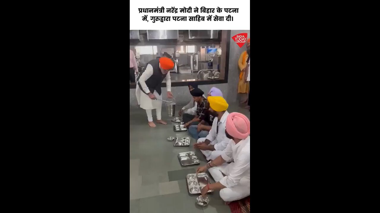 Modi at Gurdwara