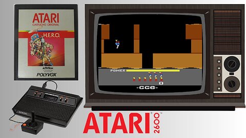 🕹️ Atari 2600 - [H E R O] - O Primeiro Herói!