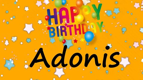 Happy Birthday to Adonis - Birthday Wish From Birthday Bash