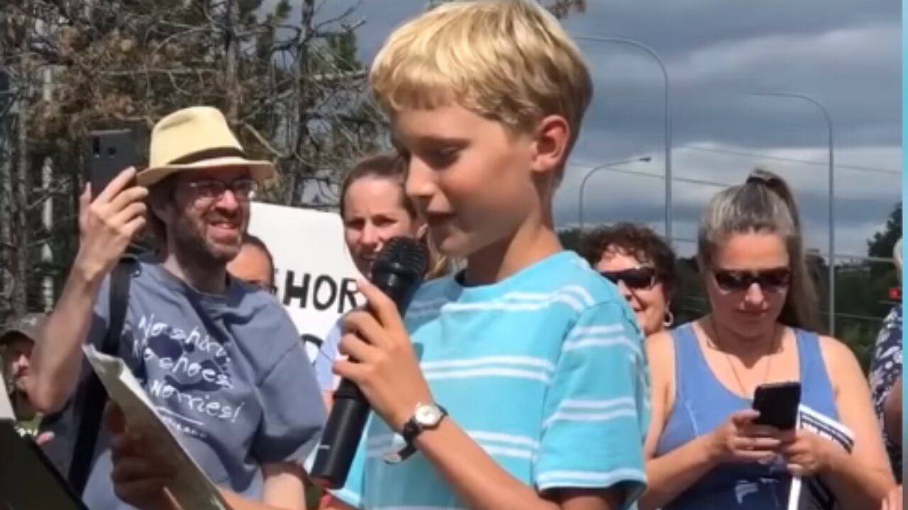 12-Year-Old Boy Slams Canada's COVID-19 Restrictions In Speech