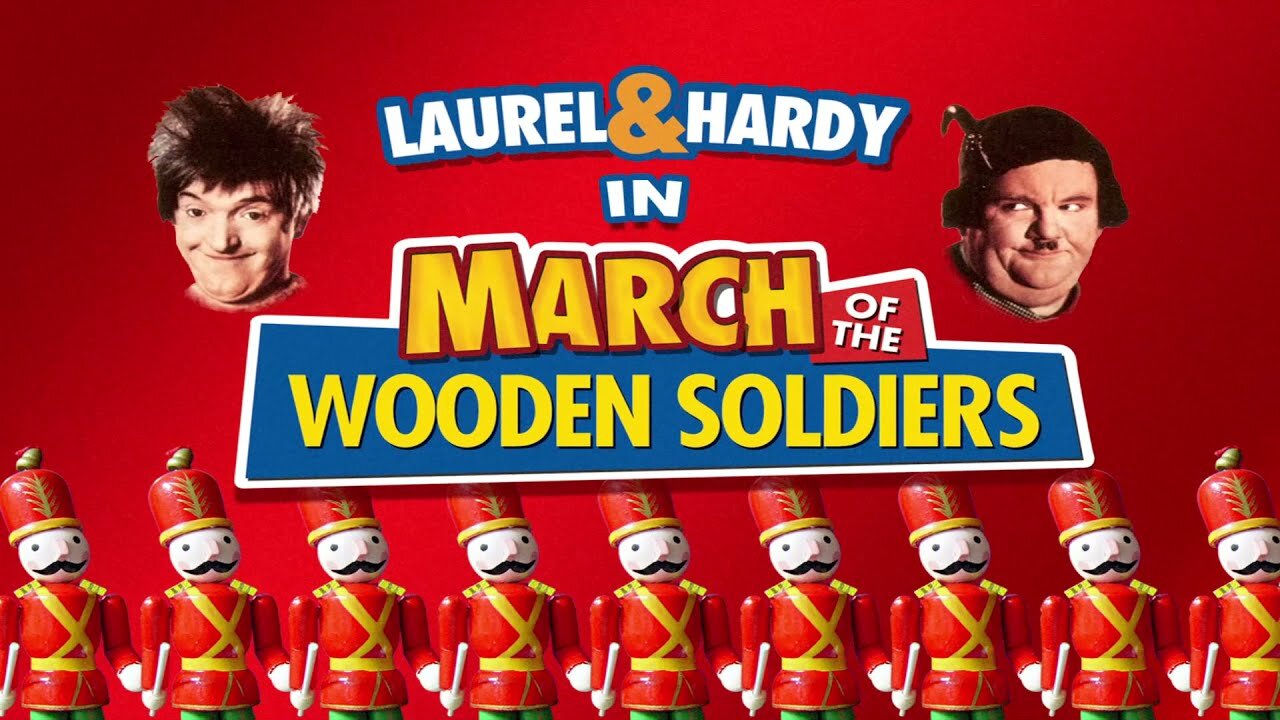 March of The Wooden Soldiers / Babes in Toyland (1934 Colorized Laurel & Hardy Christmas Classic)