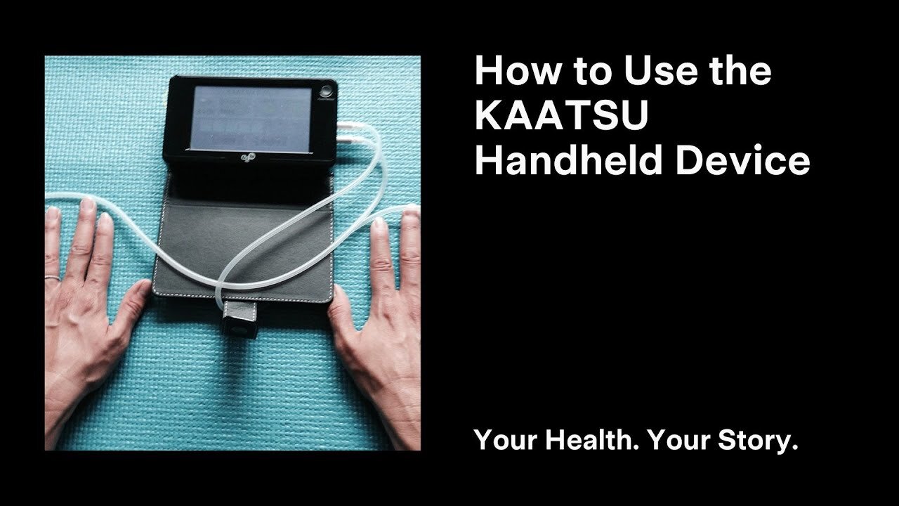 How to Use the KAATSU Handheld Device