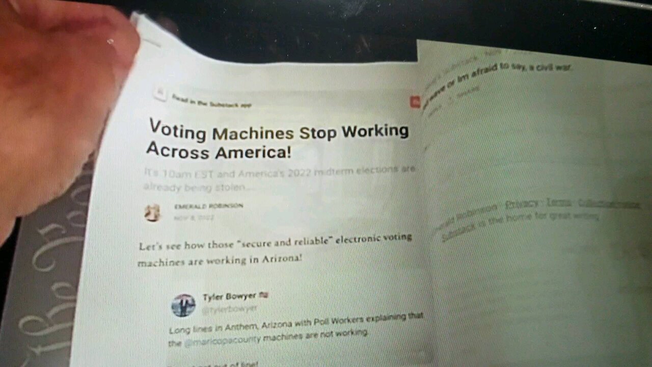 Election Machines; Do American voters trust them?