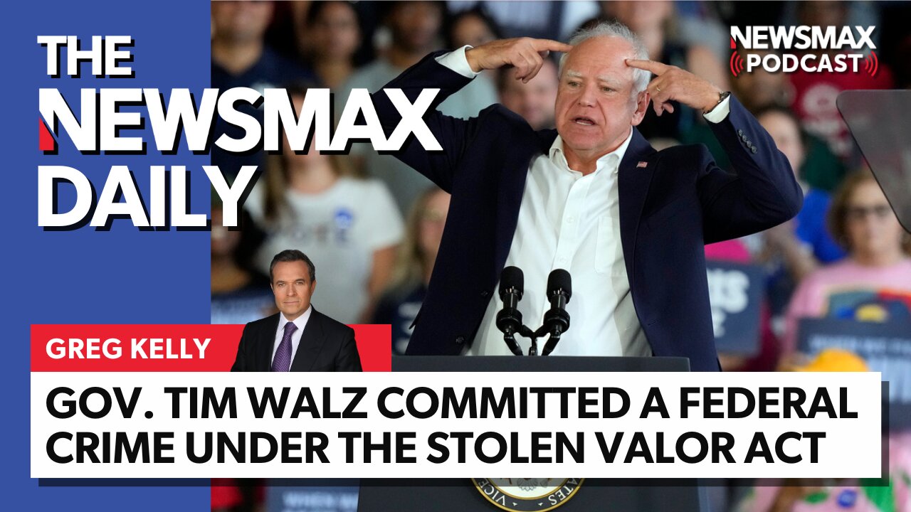 Walz Steals Valor, Vance Steals Harris’ Press Corps | The NEWSMAX Daily (08/08/24)