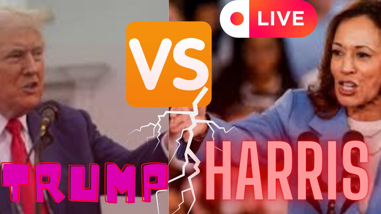 WATCH LIVE : TRUM VS HARRIS