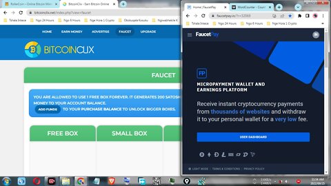 How To Earn 200 Bitcoin Faucet Money Daily At BITCOINCLIX And Withdraw At FaucetPay