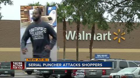 Police search for 'serial puncher' after four victims say they were randomly punched for no reason