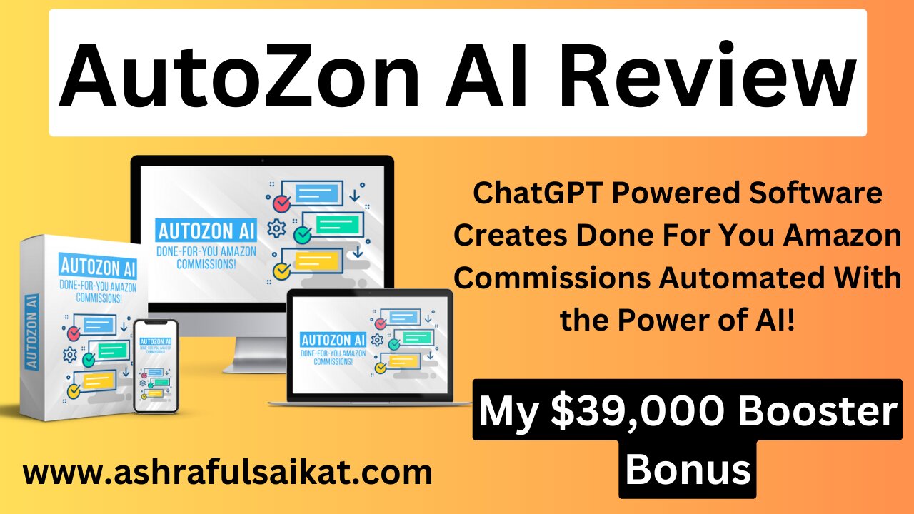 AutoZon AI Review - Amazon Commissions In Just Minutes! (AutoZon AI App By Kurt Chrisler)