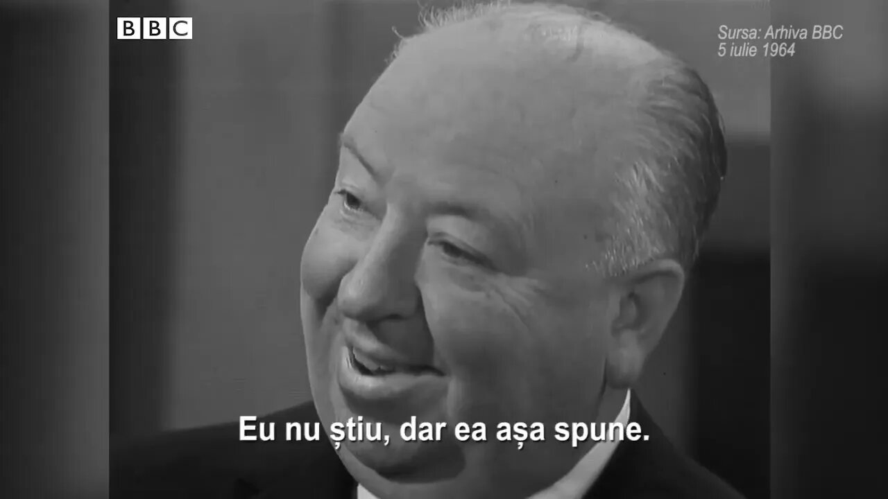 Alfred Hitchcock about fear
