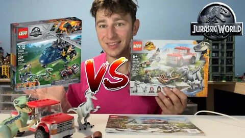 I Compared The Only Two LEGO Jurassic World Sets With Blue