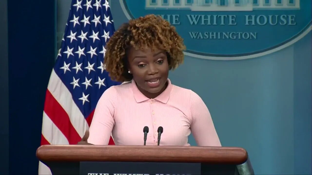 Karine Jean-Pierre Ignores Poll Showing Americans Would Blame Democrats For Potential Gov Shutdown