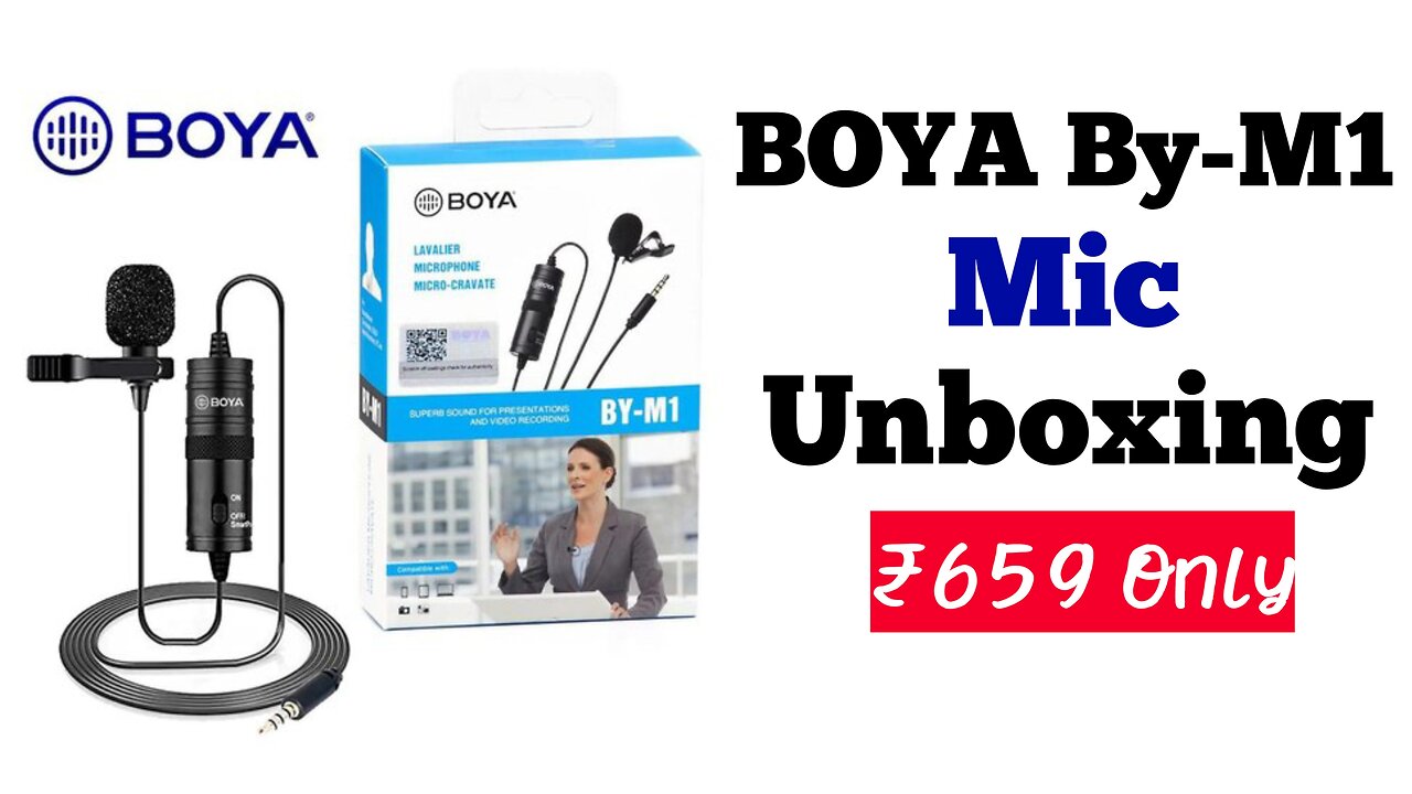 Boya by M1 mic unboxing | Best mic for YouTubers