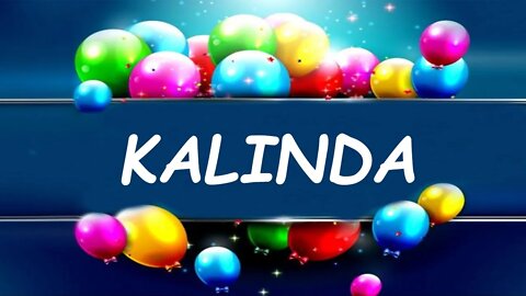 Happy Birthday to Kalinda- Birthday Wish From Birthday Bash