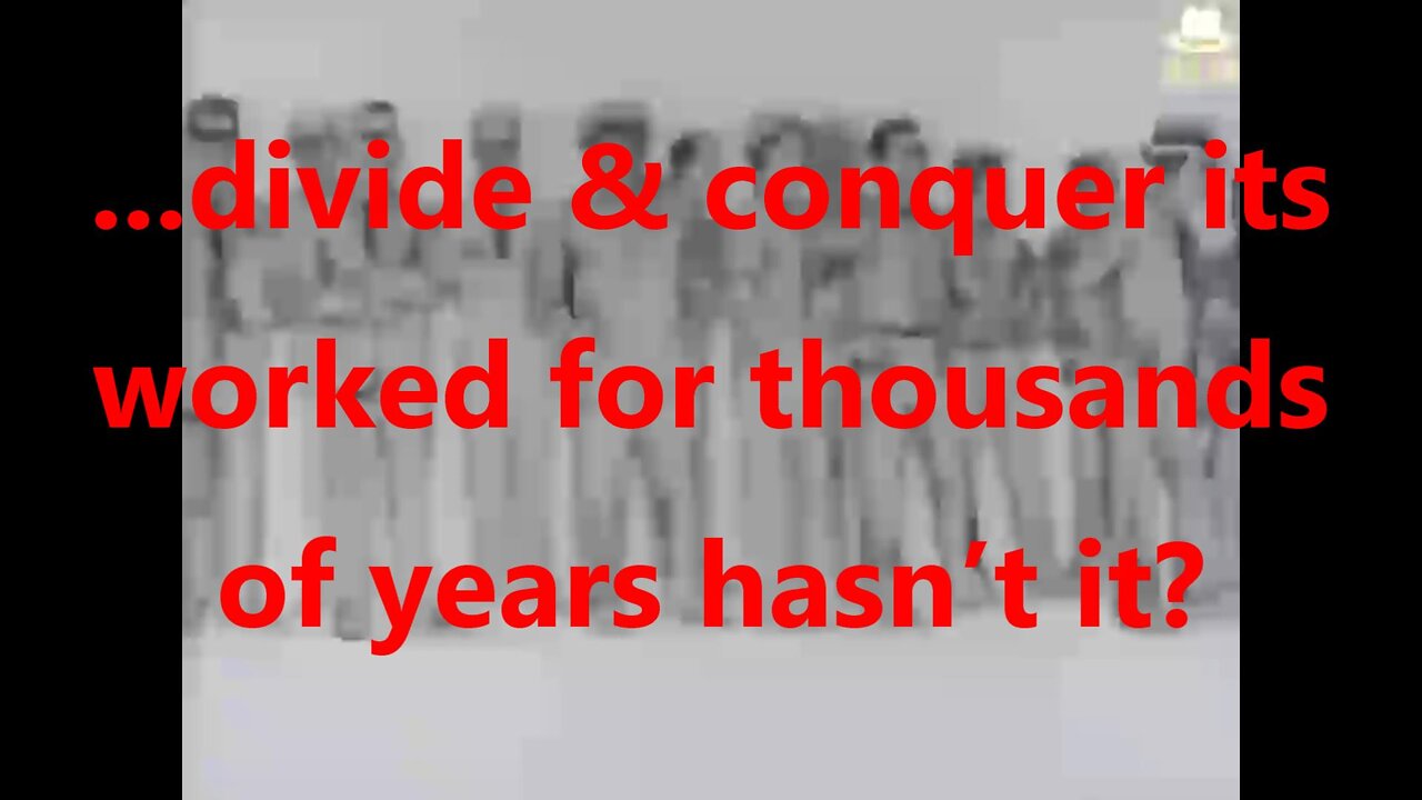 ...divide & conquer its worked for thousands of years hasn’t it?