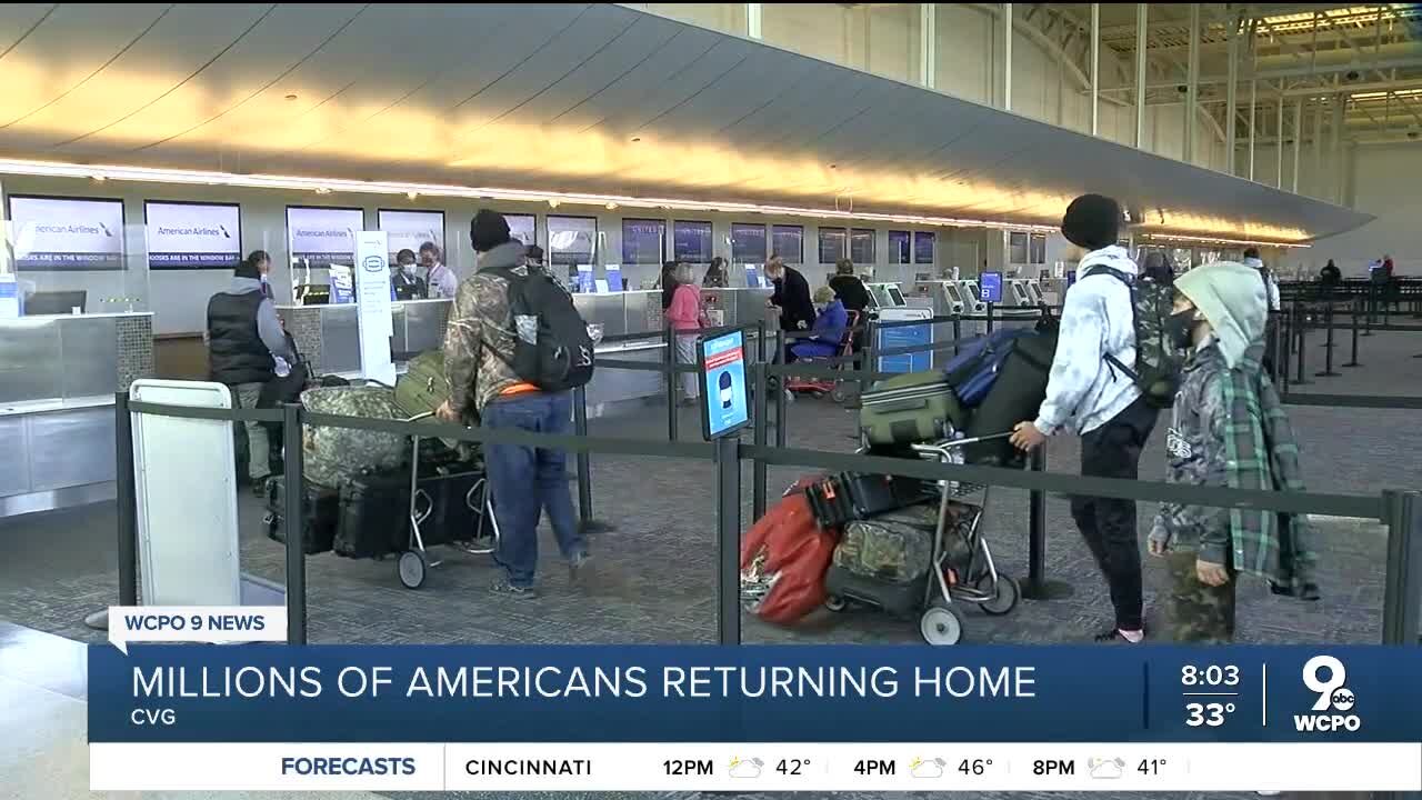 CVG officials expect Sunday to be busiest travel day during Thanksgiving holiday