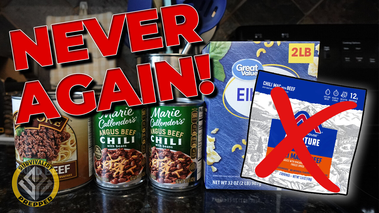 Cost Comparison: My Mountain House Chili Mac Copy Cat Recipe