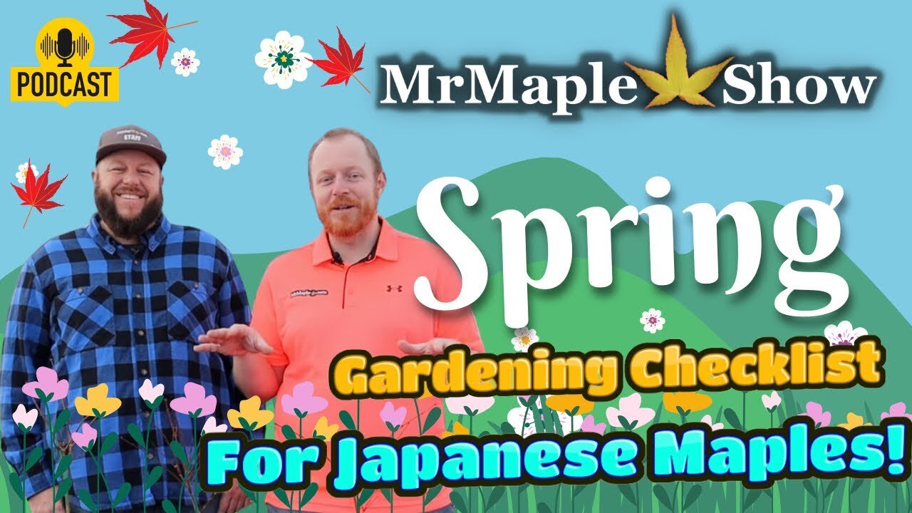 Spring Gardening Checklist For Japanese Maples | MrMaple Show Podcast Episode