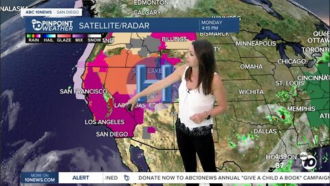 ABC 10News Pinpoint Weather with Meteorologist Megan Parry