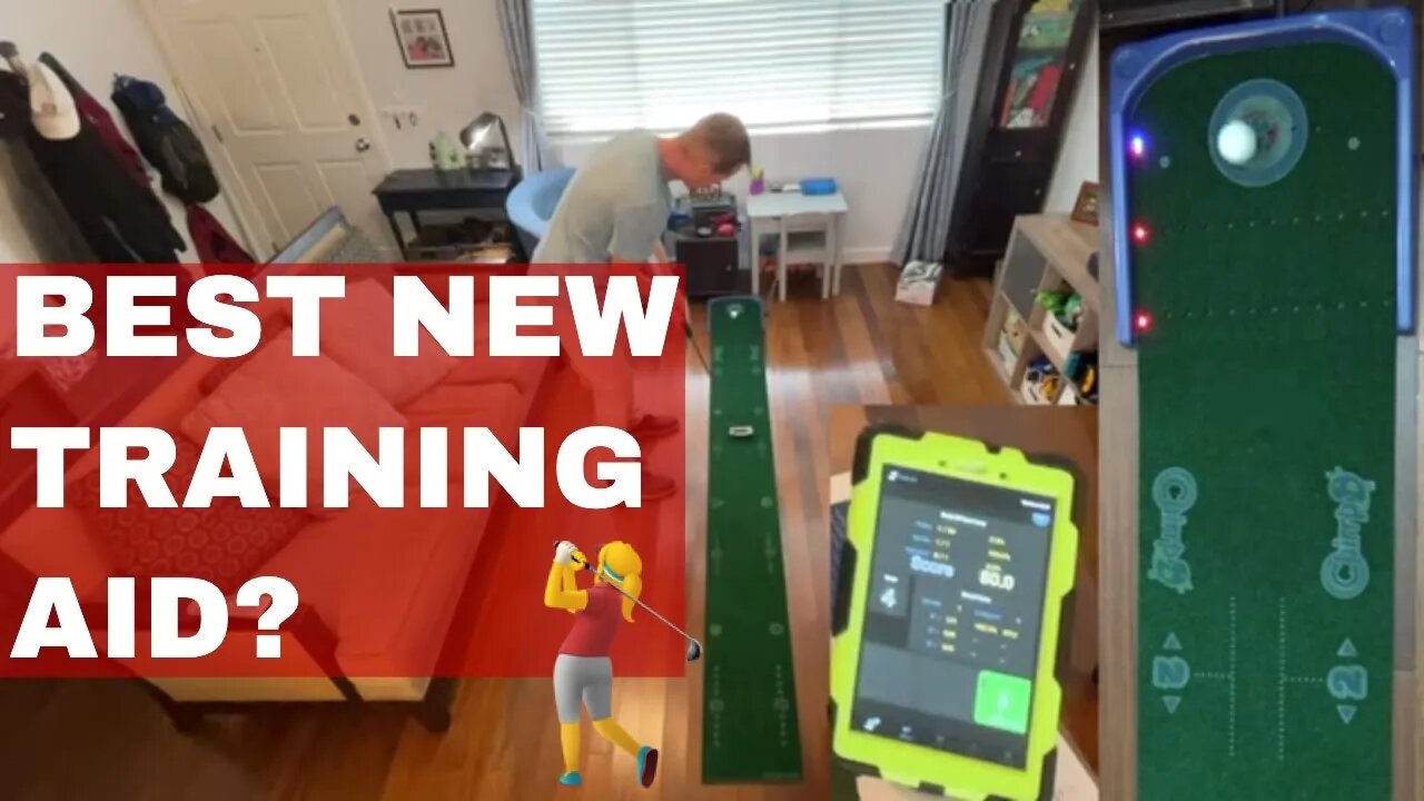 The BEST NEW TRAINING AID in GOLF??? This high tech putting aid CHANGES the game