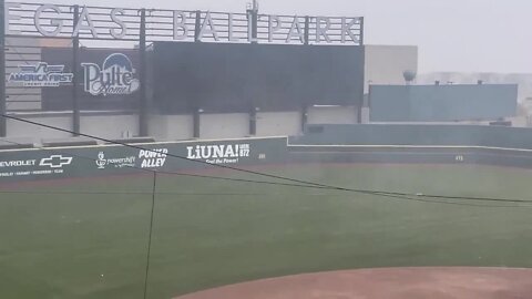 Las Vegas Ballpark snow flurries courtesy Jim Gemma