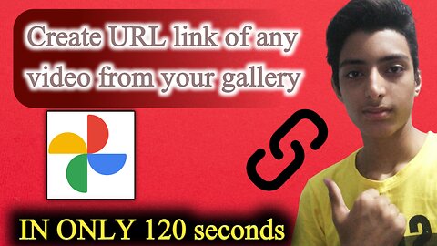 How to create URL Link of any video of your gallery by using Google Photos.|viral