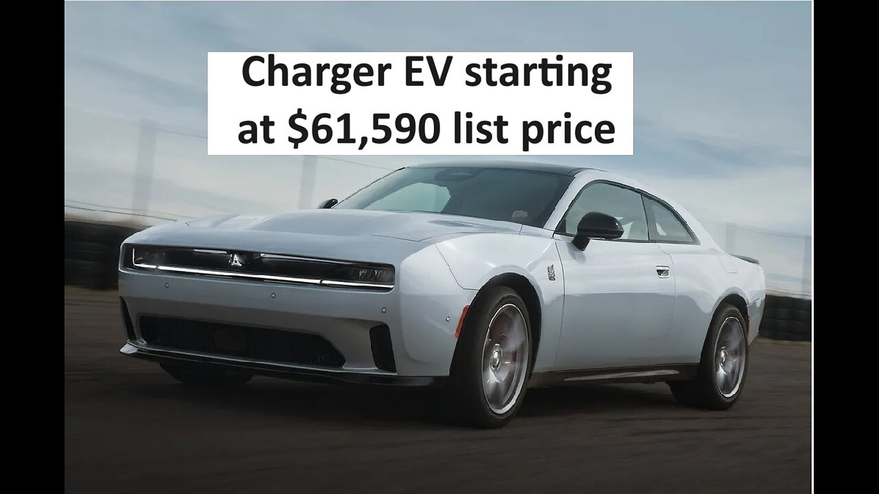 Dodge Charger EV pricing released