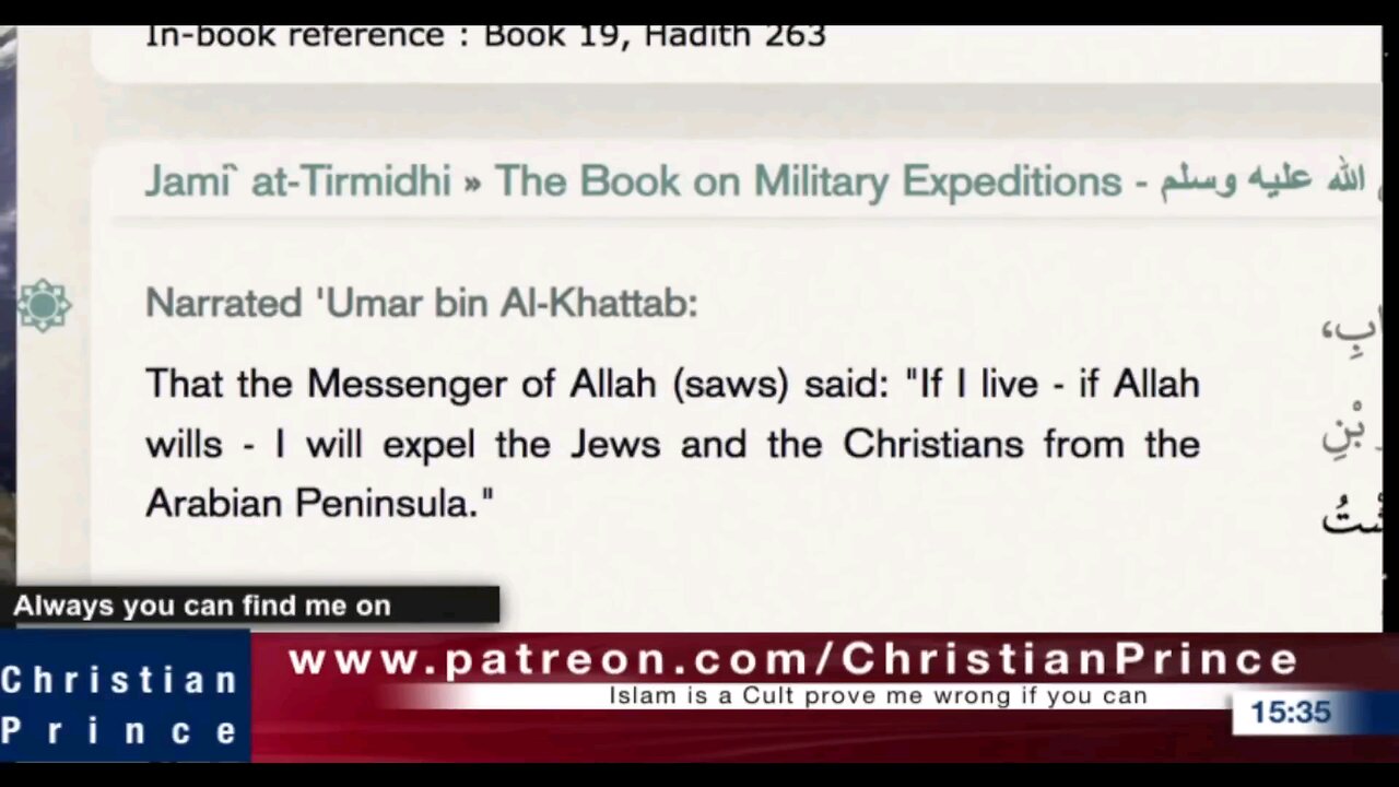 the Jews and Christians believers are enemies of Allah By Muhammad