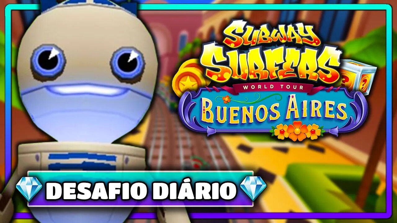 Subway Surfers Buenos Aires 2020 | Desafio Diário com o Tagbot Space