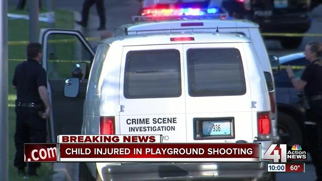 Child shot at playground in KCMO