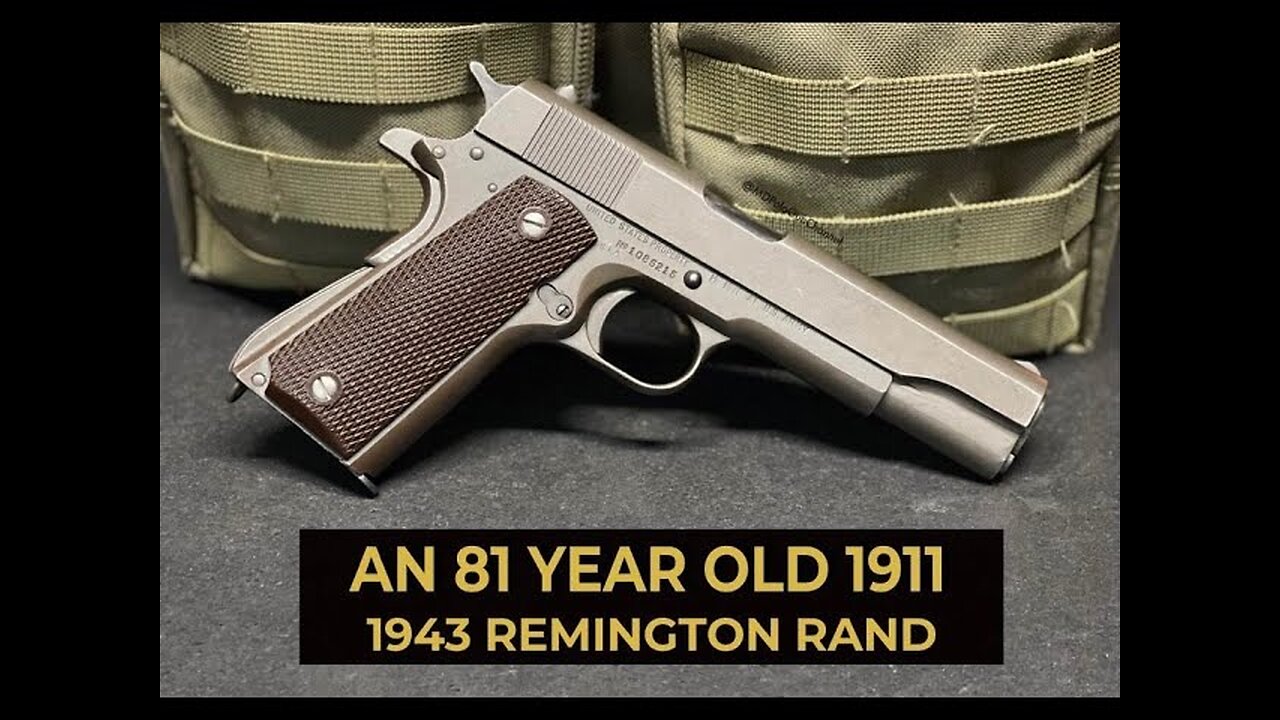 Remington Rand M1911A1 - We Shoot & Review An 81 Year Old WW2 1911