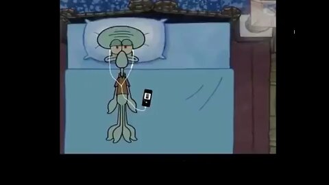 Squidward Jammin Out