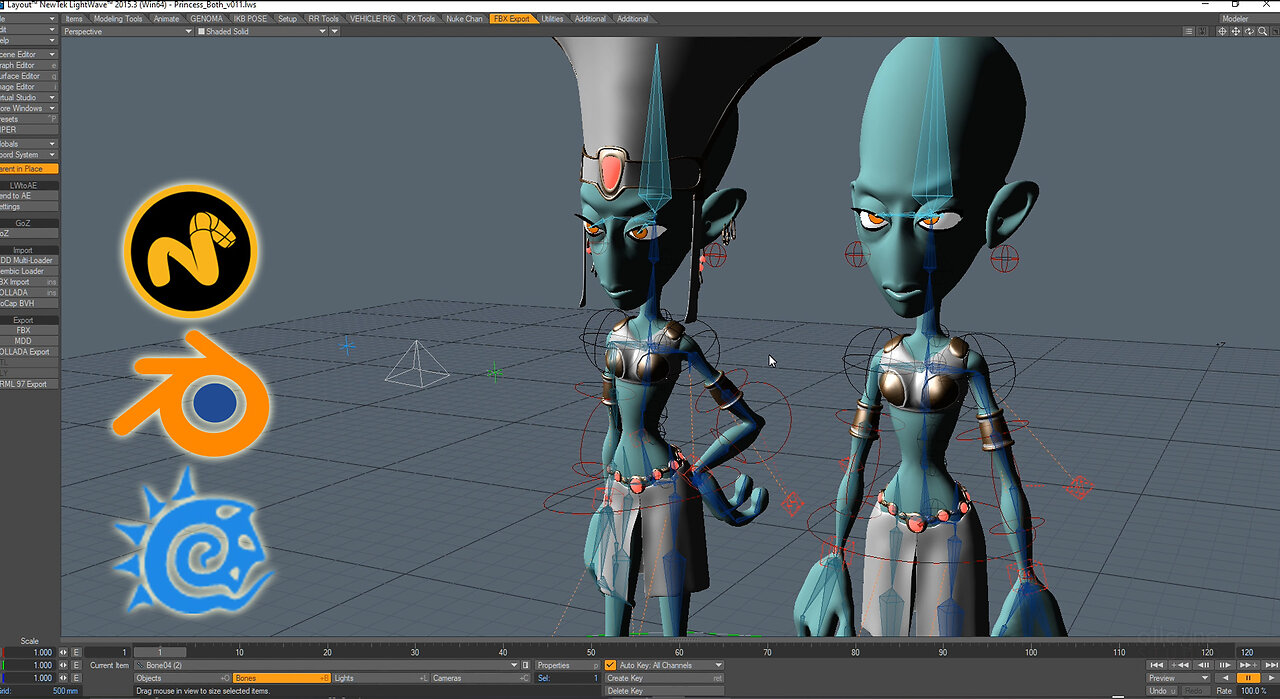 Lightwave3D in 2023 + FBX exporting to Blender