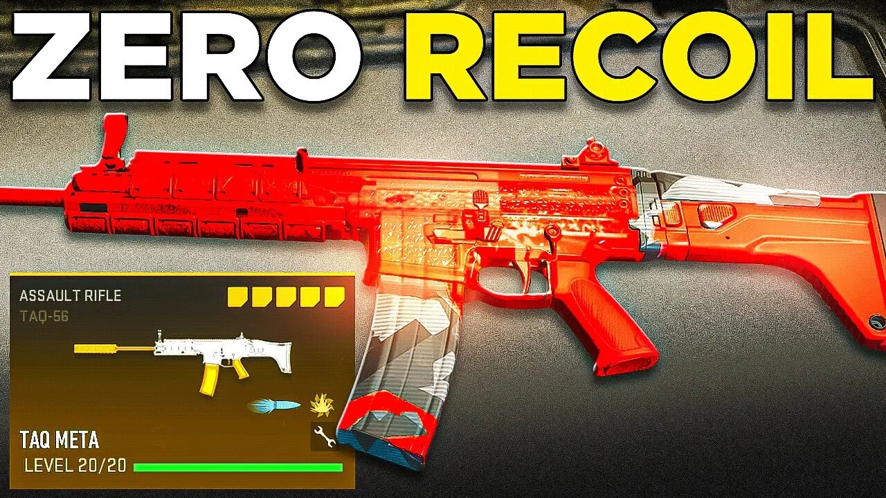 the *ZERO RECOIL* TAQ-56 is BROKEN! (Best TAQ-56 Class Setup) MW2